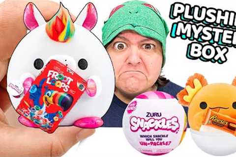 SNACKLES?! $240 VIRAL Food Plushies Mystery Box Unbox Review