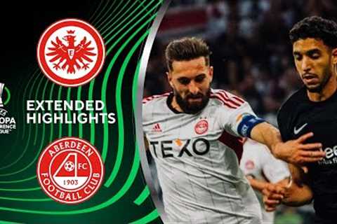 Eintracht Frankfurt vs. Aberdeen: Extended Highlights | UECL Group Stage MD 1 | CBS Sports Golazo