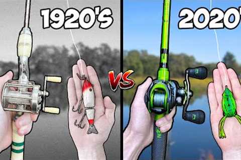 100 Year Old Fishing Gear vs Modern Fishing Gear