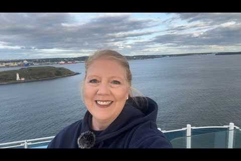 CRUISE NEWS! LIVE SAIL AWAY HALIFAX CANADA EMERALD PRINCESS SHIP NEW ENGLAND CRUISE SEPTEMBER 2023