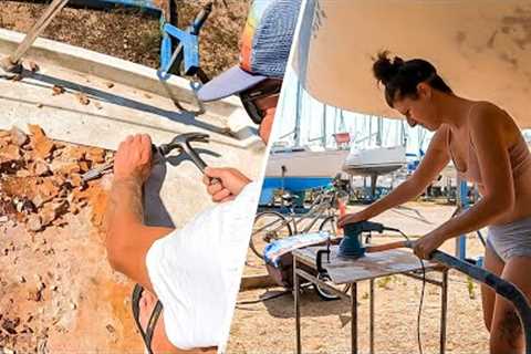 Amateur Boat Restoration. What We Do in JUST 1 DAY! | SAILING SEABIRD Ep. 38