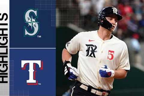 Mariners vs. Rangers Game Highlights (9/22/23) | MLB Highlights
