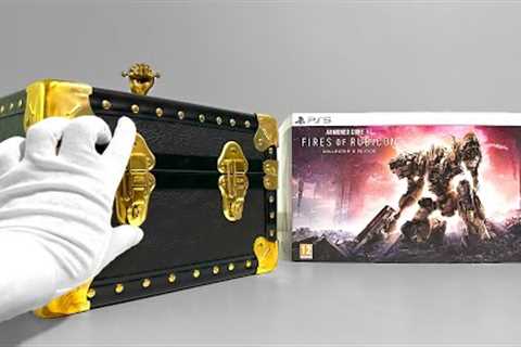 Unboxing LIES OF P press kit + ARMORED CORE 6 Collector's Edition