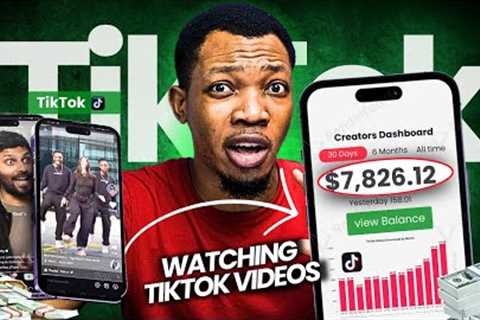 Earn $12.3 Watching Tiktok Video On Your Phone | Make Money online