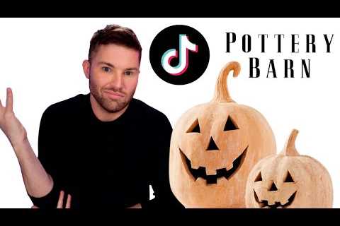 Can we make these VIRAL DIY Pottery Barn Terracotta Jack O' Lanterns?