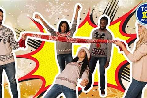 10 Funniest Christmas FAMILY GAMES || Fun Things To Do During Holidays