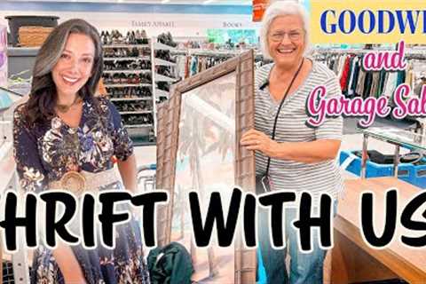 Goodwill Thrift Shopping for Home Decor - Garage Sale and Secondhand Haul #homedecor #youtube