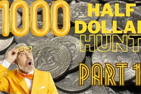 $1000 Half Dollar Hunt - Part 1!! Strange things found!! 😮