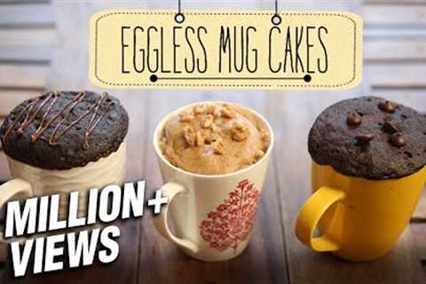 How To Make Eggless Mug Cakes | 2 Minute Microwave Mug Cakes | Beat Batter Bake With Priyanka
