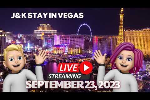 Las Vegas Strip SATURDAY NIGHT Livestream Walk September 23, 2023 F1 Progress