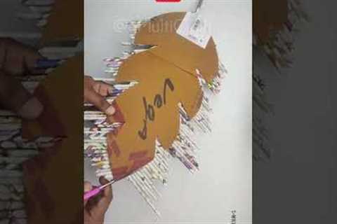 How to Make a Paper Craft @African Art :: Simple&amp;EasyCrafts DIY :: Cardboard Crafts..