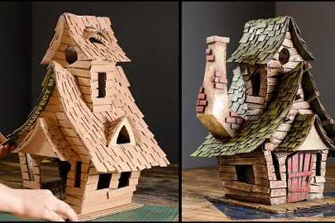 ❣DIY Witch House Using Cardboard❣