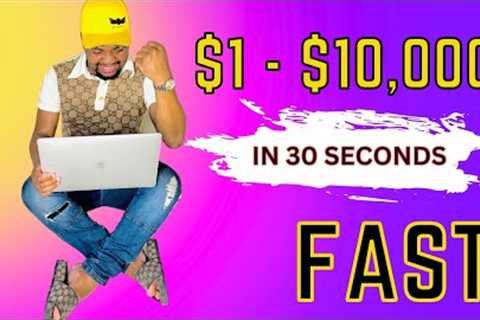 Turning $1 into $10,000 in Just 30 Seconds?! Chaotic Forex Robot Challenge! - (Fastest account flip)