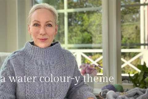 A knitting episode (10): The Snow Crocus + Paris cast-on &amp; acquisition (and knitting at..