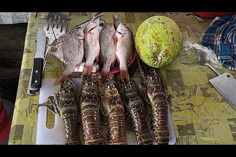 COOKING FISH &amp; LOBSTER FOR GUESTS