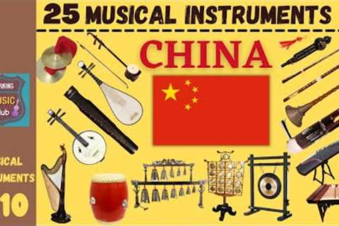 25 MUSICAL INSTRUMENTS OF CHINA | LESSON #10 | LEARNING MUSIC HUB | MUSICAL INSTRUMENTS