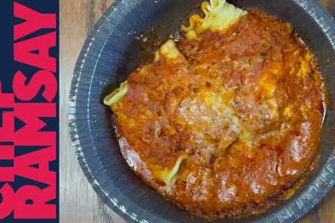 Gordon Ramsay's Lasagna: A Delicious Culinary Journey from Freezer to Plate | JKMCraveTV