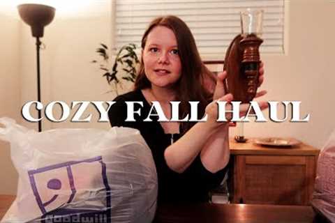 shopping for fall &amp; halloween decor + HAUL | thrifted &amp; vintage