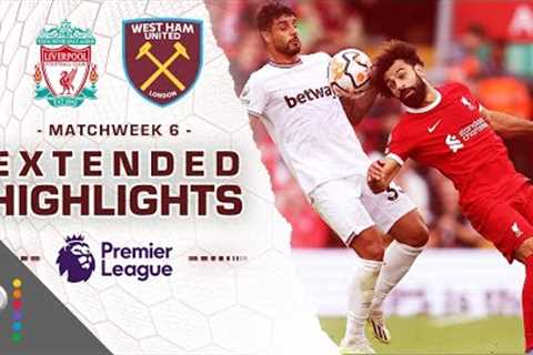 Liverpool v. West Ham United | PREMIER LEAGUE HIGHLIGHTS | 9/24/2023 | NBC Sports