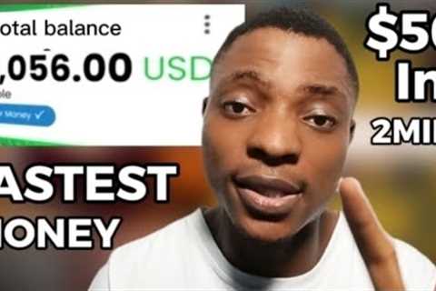 EARN YOUR FASTEST $50 IN 2MINS DOING THIS. (MAKE MONEY ONLINE)