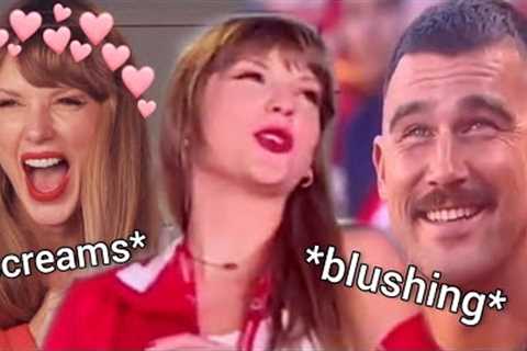 Taylor Swift FALLING IN LOVE with Travis Kelce for 2 minutes straight