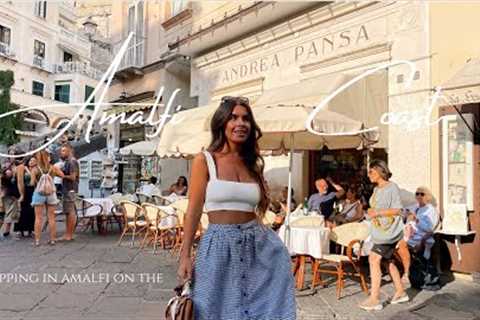COME SHOPPING WITH ME ON THE AMALFI COAST 2023 | Alessandra Rosa