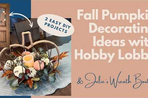Fall Pumpkin Decorating Ideas | Fall Home DIY Projects | How to Make a Pumpkin Wreath