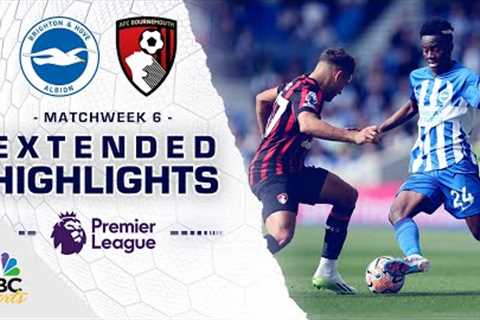 Brighton v. Bournemouth | PREMIER LEAGUE HIGHLIGHTS | 9/24/2023 | NBC Sports