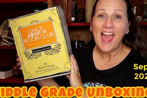 Middle Grade Book Subscription Box Once Upon a Book Club UNBOXING September 2023 | Amelia Earhart