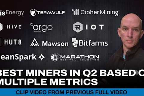 Best Miners In Q2 2023 Based On Multiple Metrics (Clip)