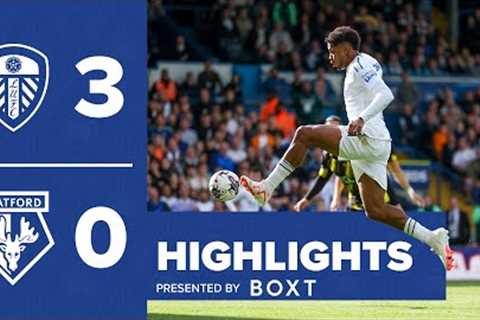 Highlights | Leeds United 3-0 Watford | Piroe scores again!