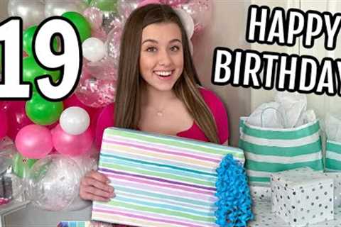 CELEBRATiNG GABRIELLE'S 19TH BiRTHDAY! OPENING PRESENTS *BIRTHDAY HAUL*