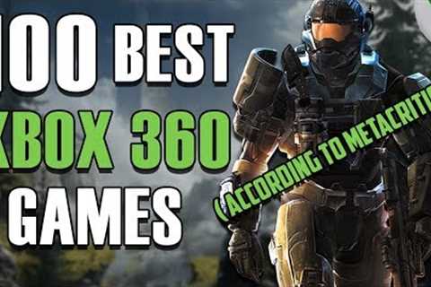 Top 100 XBOX 360 GAMES OF ALL TIME (According to Metacritic)