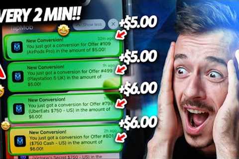 NEW! Get Paid +$6.00 NON-STOP By DOING THIS METHOD! (Fast Way To Make Money Online in 2023)