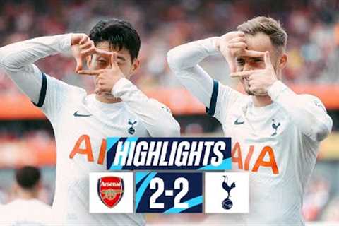ARSENAL 2-2 TOTTENHAM HOTSPUR // PREMIER LEAGUE HIGHLIGHTS // HEUNG-MIN SON DOUBLE IN THE DERBY