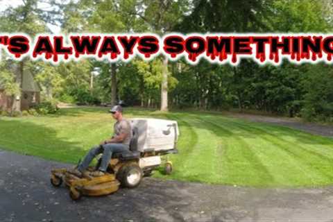 Lawn Care Vlog Mowing Issues