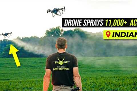 Drones Spray 11,000+ Acres in Indiana - Revolutionizing Agriculture
