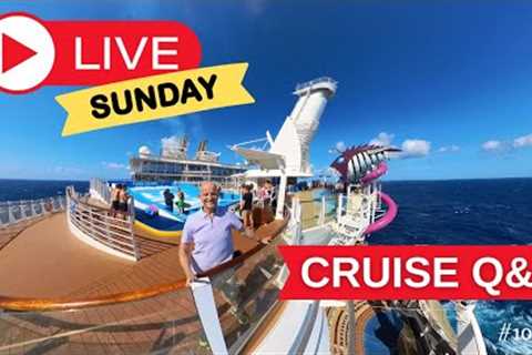 LIVE Cruise Q&amp;A #109: Join Me Sunday 1 October 2023 5pm UK/ Noon ET/ 9am PT