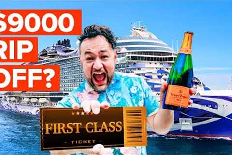 We Go FIRST CLASS on the World's NEWEST $1 billion Cruise Ship