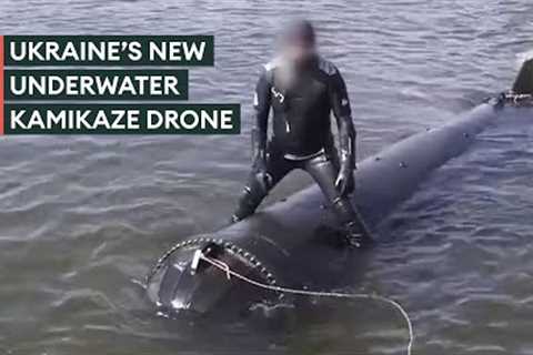 Ukrainian engineers test new underwater kamikaze drone 'Marichka'