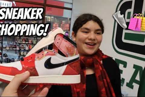 I TOOK THEM SNEAKER SHOPPING!! *LITTLE SISTER WAS SO EXCITED*