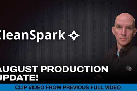 Cleanspark August Update (Clip)