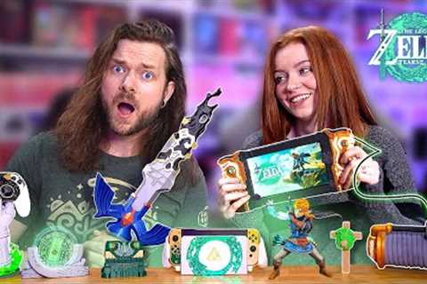 I Buy My Girlfriend WEIRD ZELDA Nintendo Switch Accessories!
