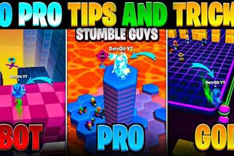 20 Pro Tips and Tricks in Stumble guys | Ultimate Guide to Become a Pro
