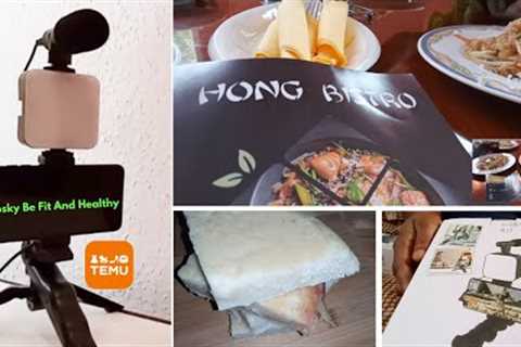 UNBOXING MY VIDEO MAKING KITS FROM TEMU,BAKING AND FAMILY TIME