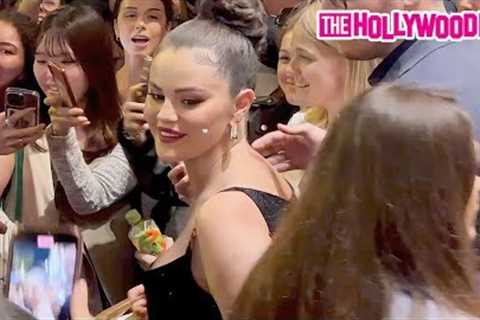 Selena Gomez Is Trampled By A Mob Of Crazy Fans While Leaving Her Hotel During Fashion Week In Paris