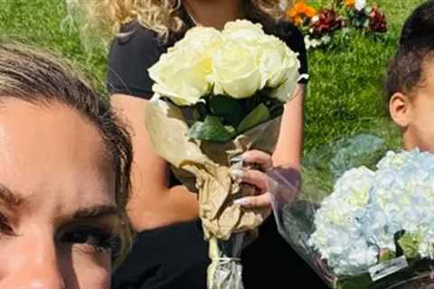 Allison Holker and Kids Visit Stephen 'tWitch' Boss' Gravesite on First Birthday Since His Tragic..