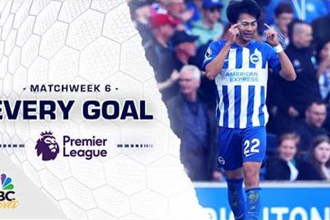 Every Premier League goal from Matchweek 6 (2023-24) | NBC Sports