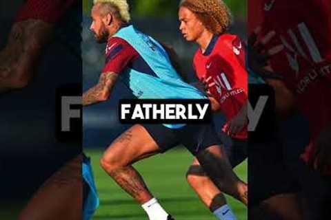Xavi Simons Labels Neymar Jr As His Father 😳⚽️ #football #neymar #shorts