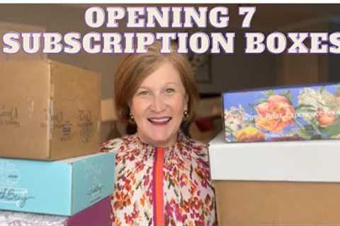 Unboxing Marathon: Opening 7 Subscription Boxes You'll Adore